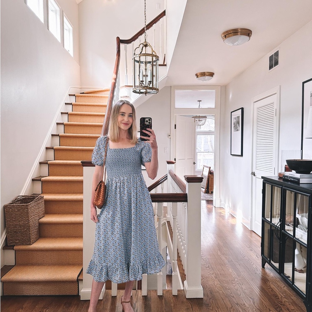 NWOT J Crew block print dress